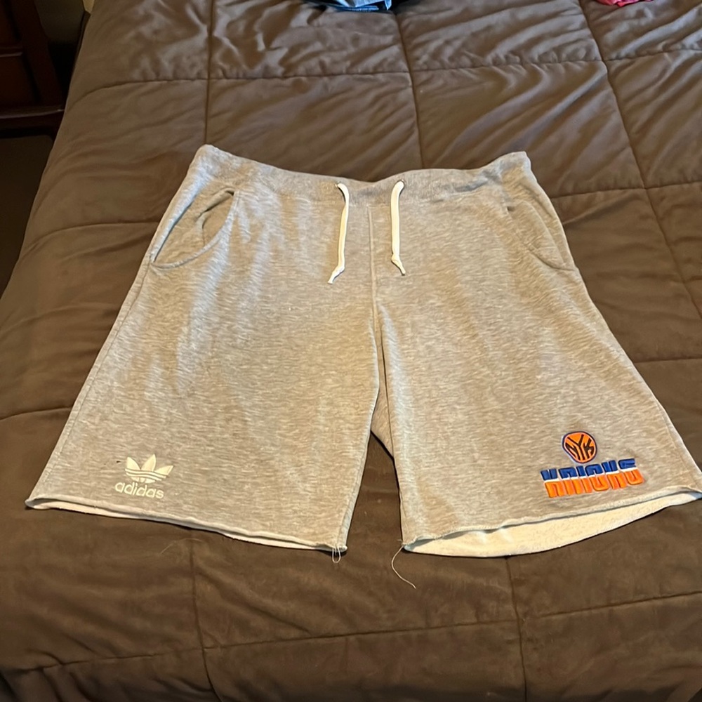 Adidas NY Knicks sweat shorts!